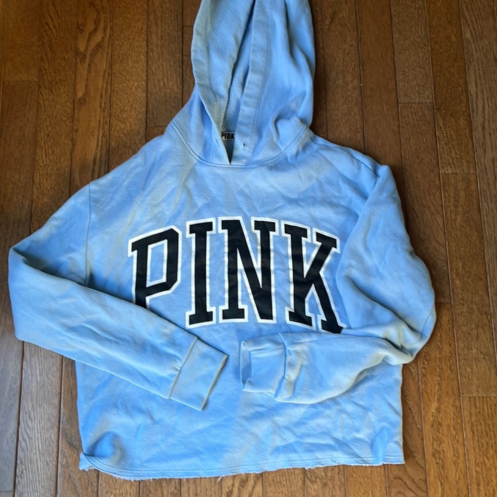 GUC Cropped Pink Hoodie